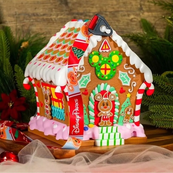 Disney Parks Disneyland Mickey & Minnie Gingerbread House Popcorn Bucket… - Picture 2 of 2